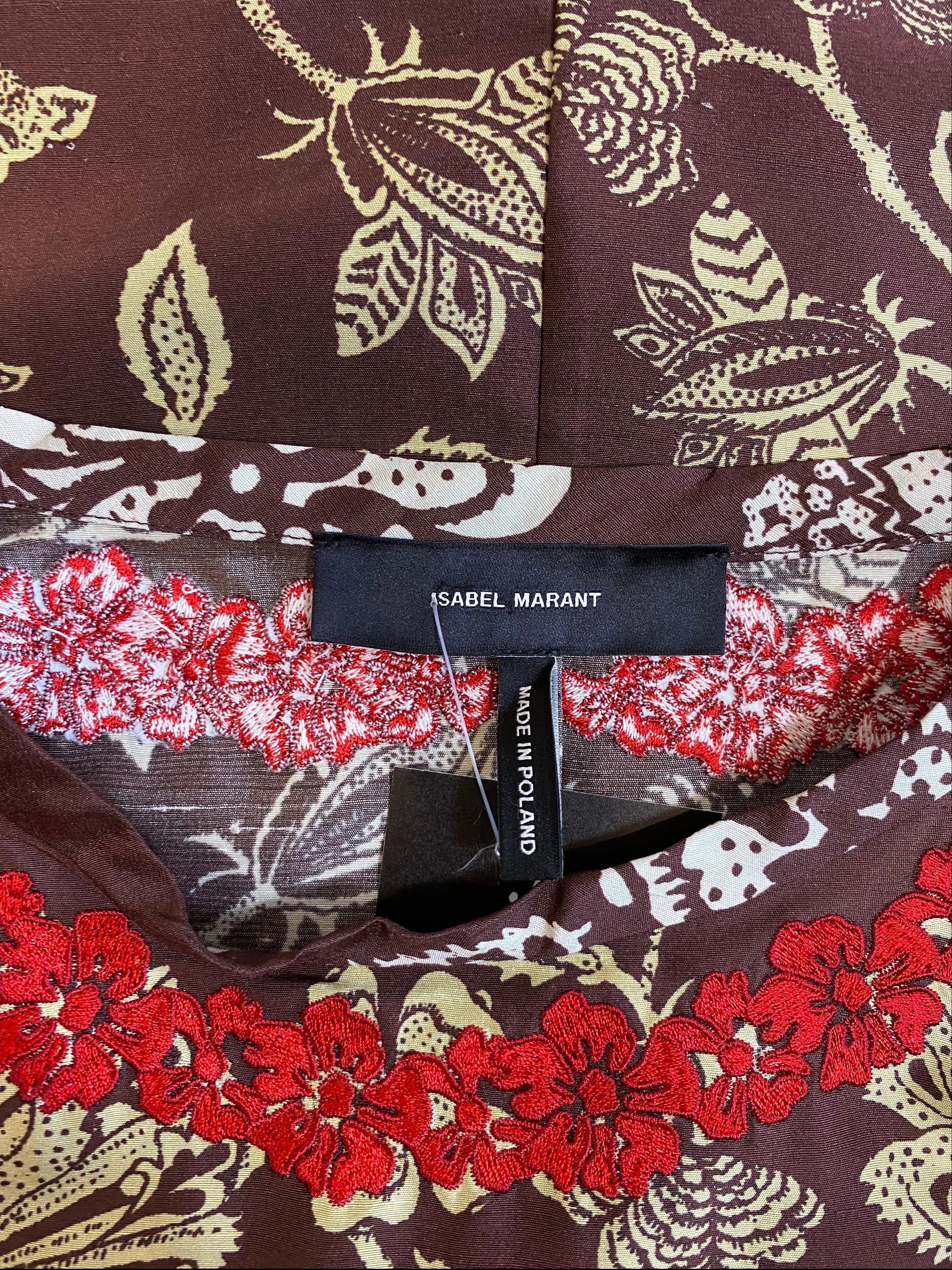 Isabel Marant Hawaii long sleeves T-Shirt For Sale 3