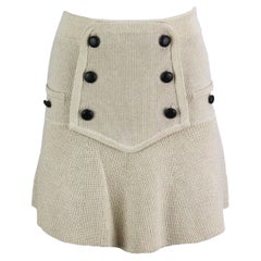 Isabel Marant Huxley Knitted Wool Blend Skirt FR 36 UK 8 
