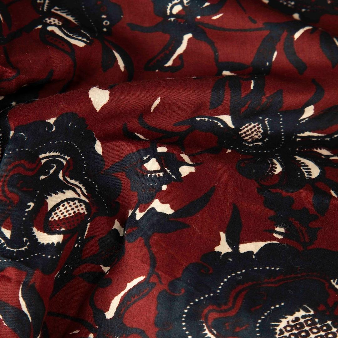 Isabel Marant Isabel Marant √âtoile Burgundy Floral Print Blouse Size S In Good Condition In London, GB