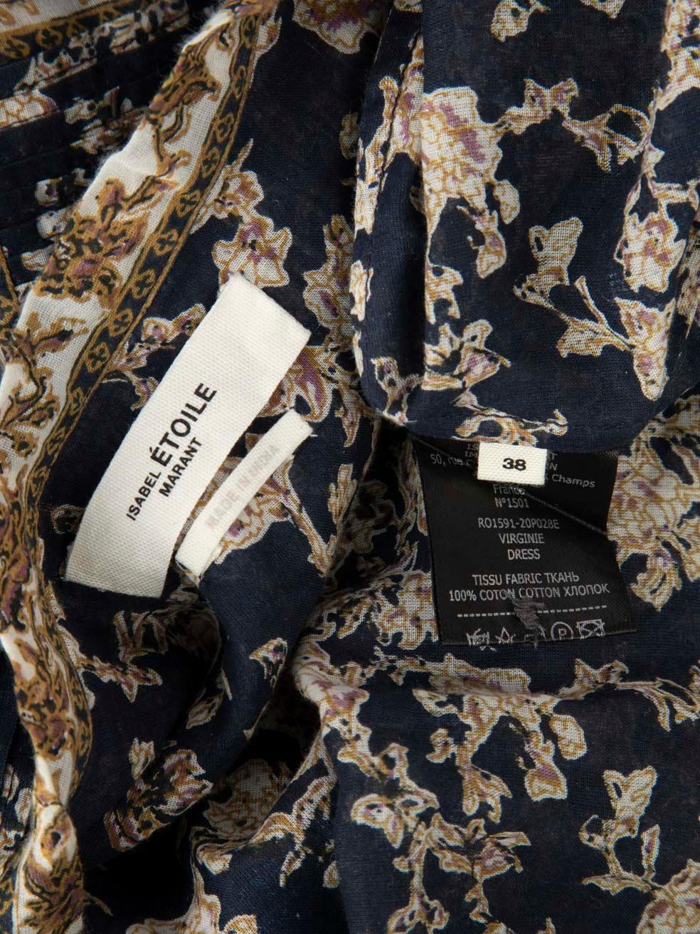 Women's Isabel Marant Isabel Marant √âtolie Floral Pattern Mini Dress Size M