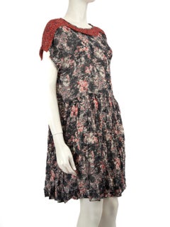 Isabel Marant Isabel Marant Étoile Abstract Print Short Sleeve Dress Size XS