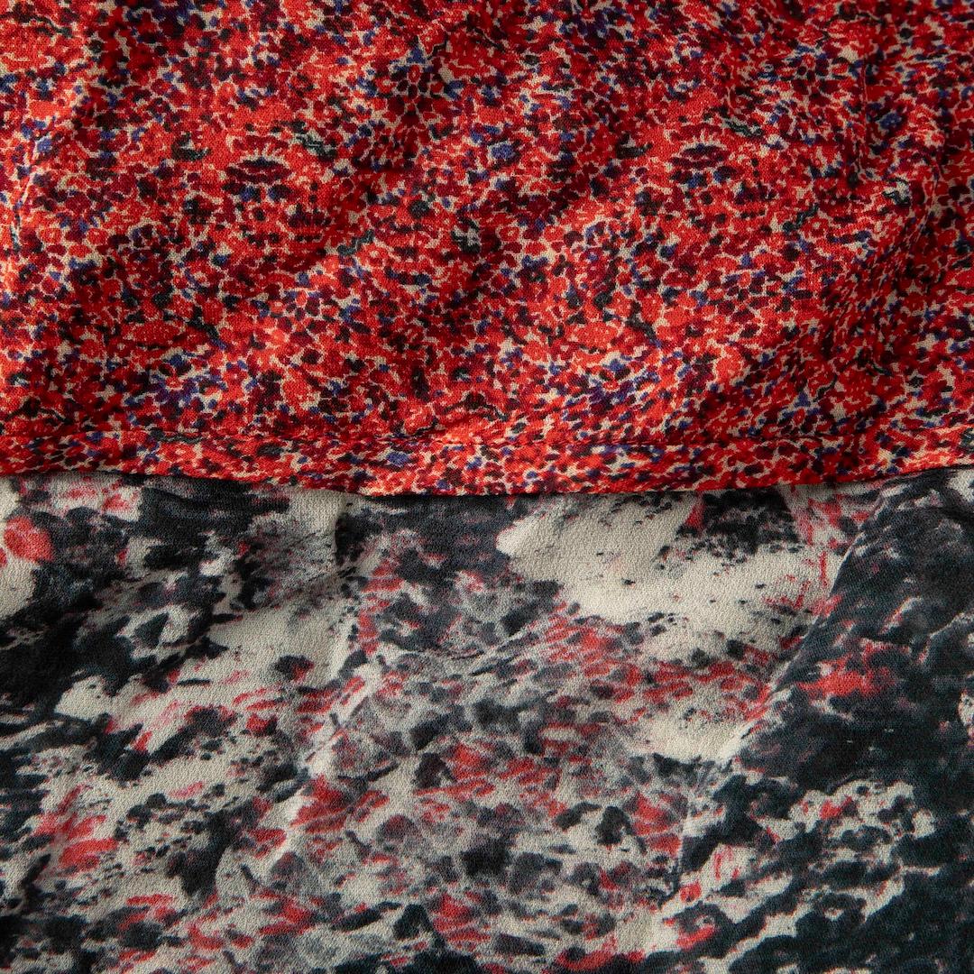 Isabel Marant Isabel Marant Étoile Robe à manches courtes à imprimé abstrait Taille XS Bon état - En vente à London, GB