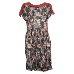 Isabel Marant Isabel Marant Étoile Abstract Print Short Sleeve Dress Size XS