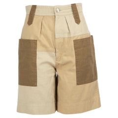 Isabel Marant Isabel Marant Etoile Beige Patchwork Knee Length Shorts Size XS