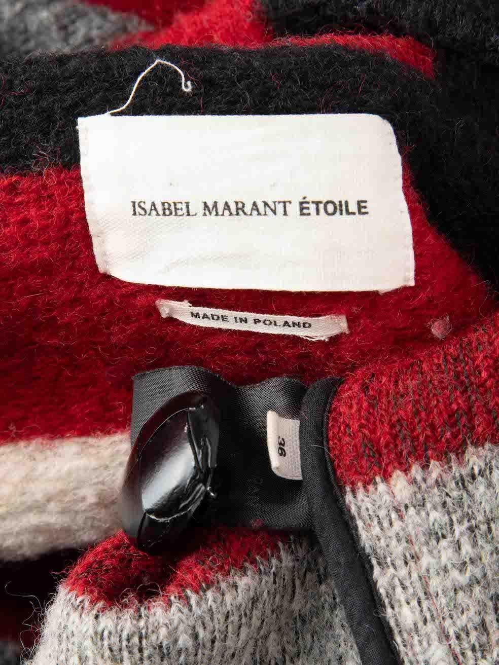 Isabel Marant Isabel Marant Etoile Blanket Stripe Wool Gabriel Coat Size S For Sale 3