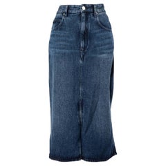 Isabel Marant Isabel Marant Etoile Blue Denim Knee Length Skirt Size M