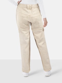 Isabel Marant Isabel Marant Étoile Ecru Denim Vayoneo Cargo Jeans Size XS