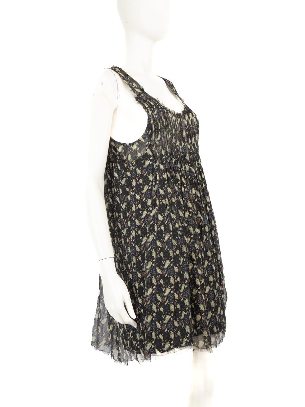 CONDITION is Very good. Minimal wear to the dress is evident. Plucks to the weave across the front and back of this used Isabel Marant Étoile designer resale item. Please note this dress has intentionally distressed