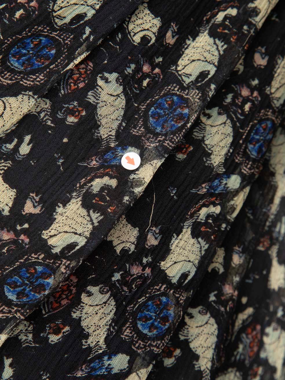 Isabel Marant Isabel Marant Étoile Fish Print Silk Dress Size S 2