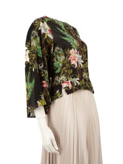 Isabel Marant Isabel Marant Étoile Floral Print Bell Sleeve Top Size M