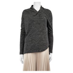 Isabel Marant Isabel Marant Etoile Grey Marl Turtleneck Top Size L