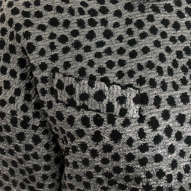 Blazer Jacquard BB Dakota Pour Femme – Taille S – Motif Pointillé Oil Slick – Neuf Avec étiquettes
