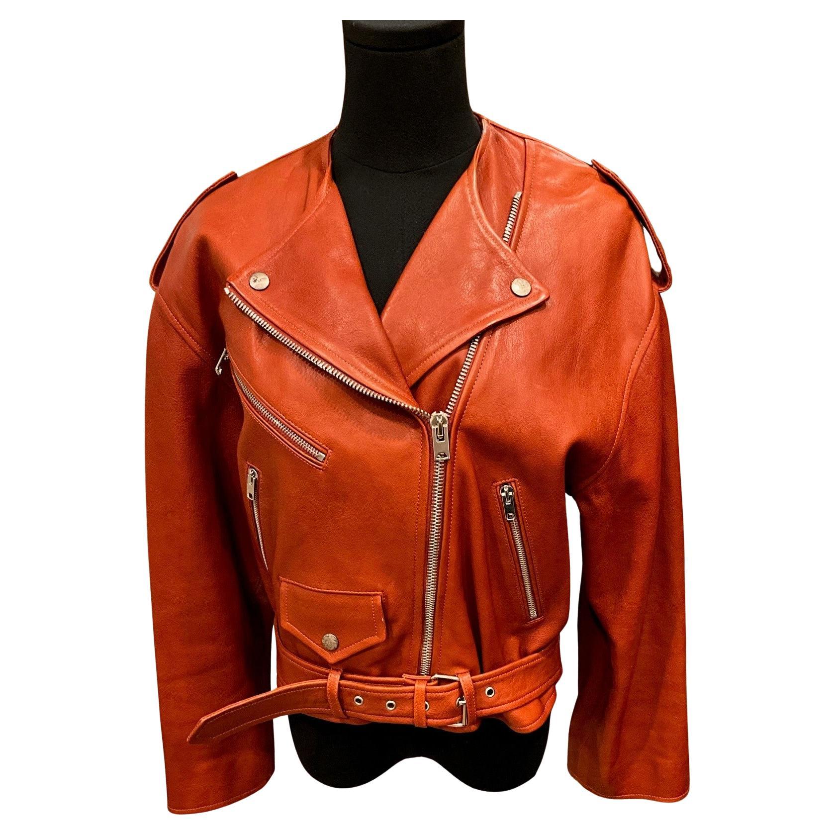 Isabel Marant Lambskin Leather Jacket Size EU 38
