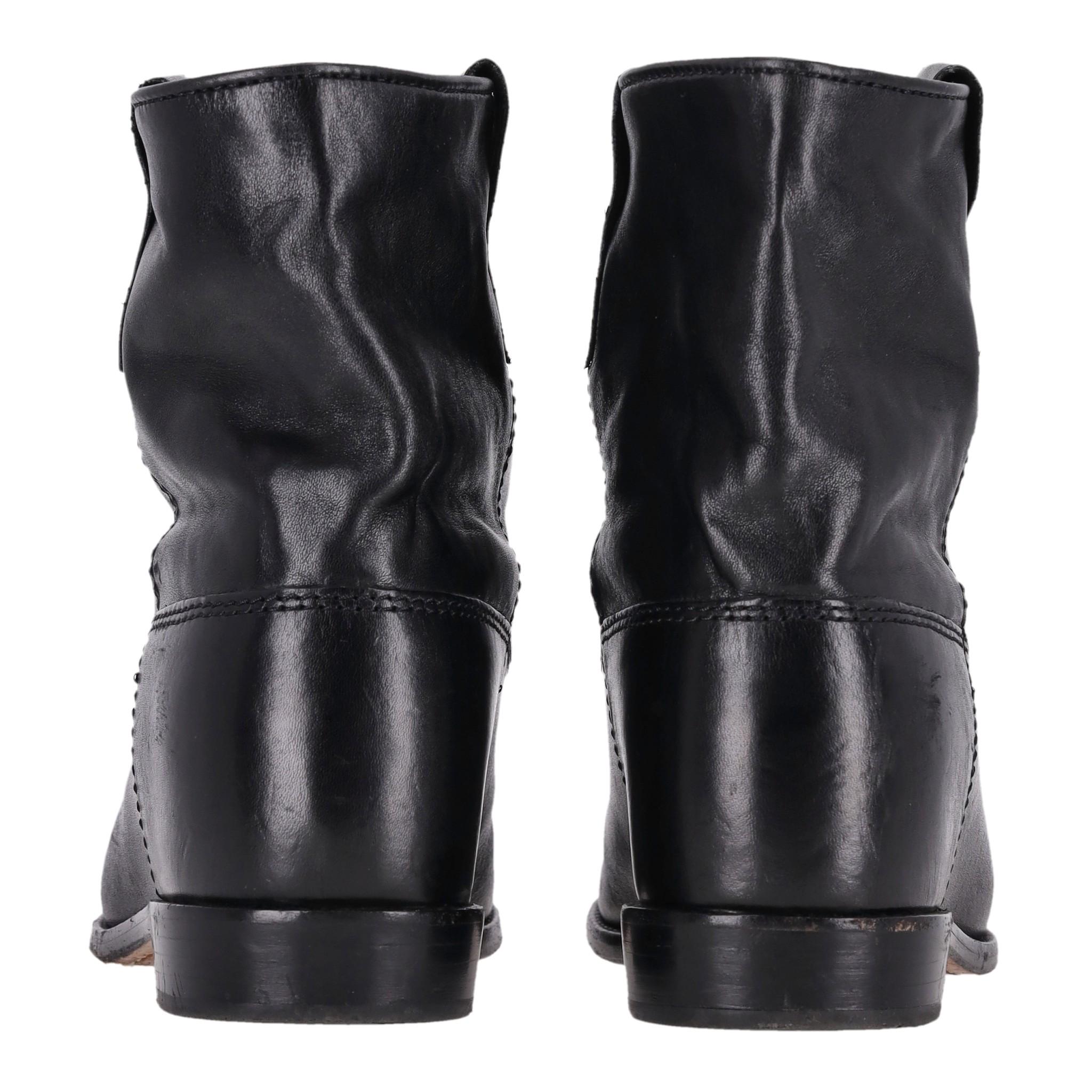 Isabel Marant Leather Ankle Boots In Good Condition In London, GB