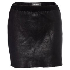 Isabel Marant, leather stretch mini skirt
