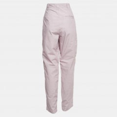 Isabel Marant Light Purple Cotton Pleated Trousers M