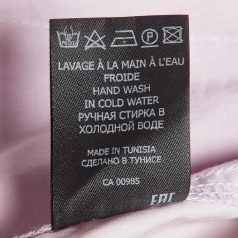 Isabel Marant Pantaloni a pieghe in cotone viola chiaro M in vendita 1