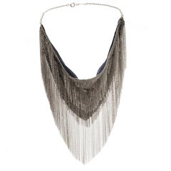 Isabel Marant Linares Handkerchief Gold Tone Bib Necklace