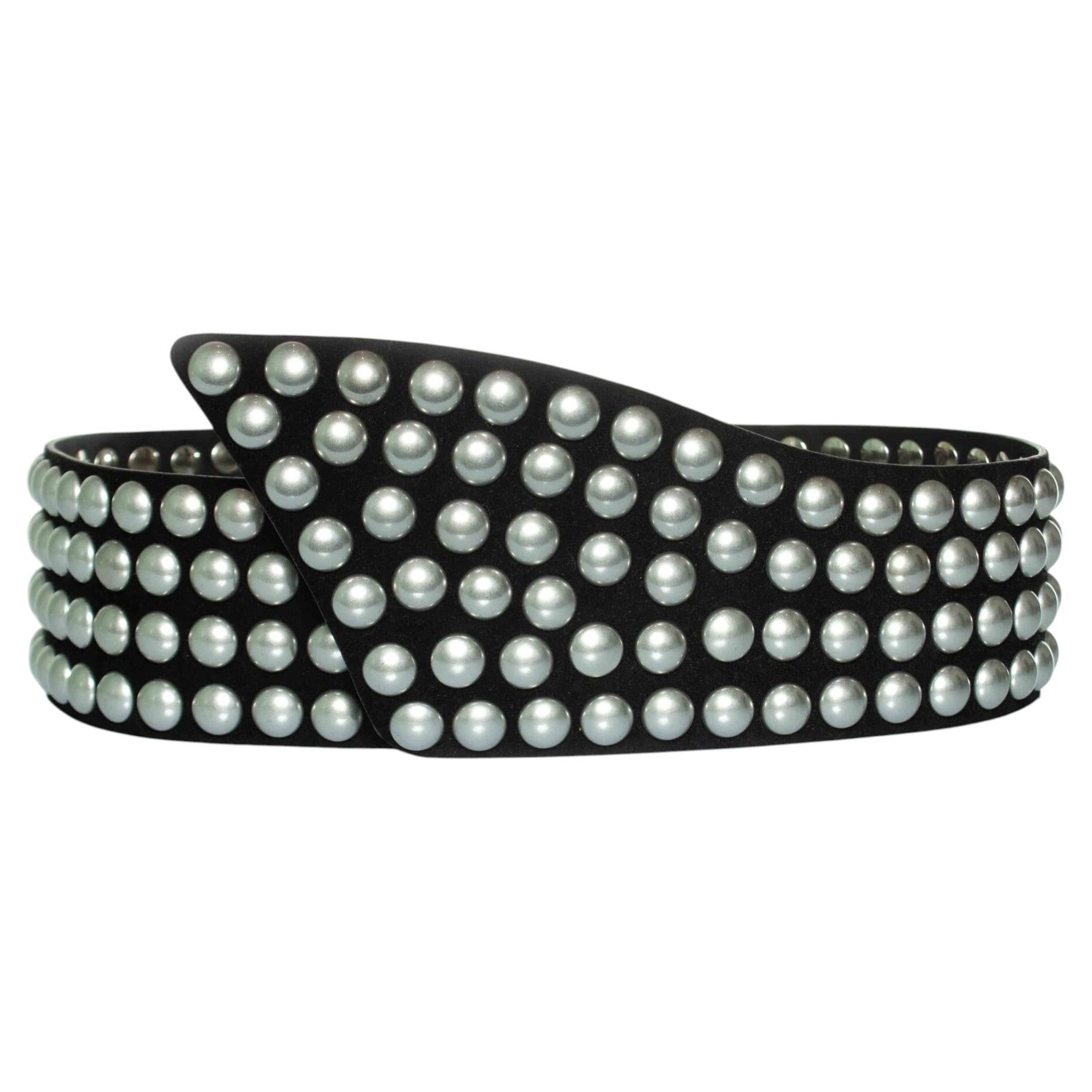 Isabel Marant, Lona studded waist belt in black
