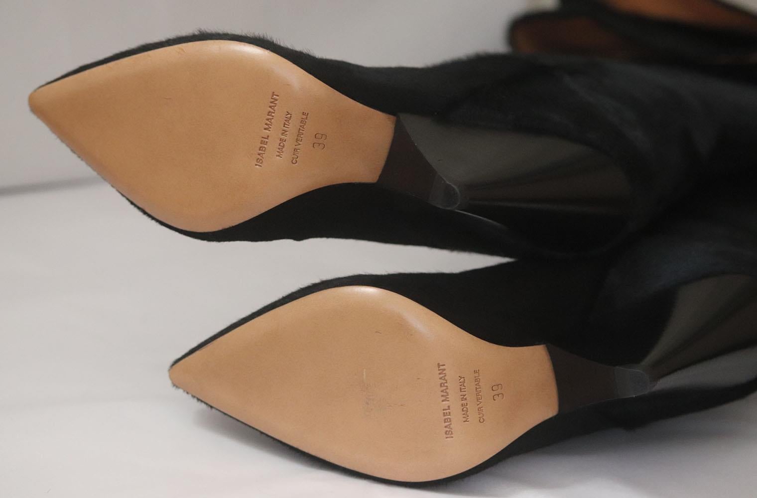 Isabel Marant Lostynn Overknee-Stiefel aus Kalbshaar Damen