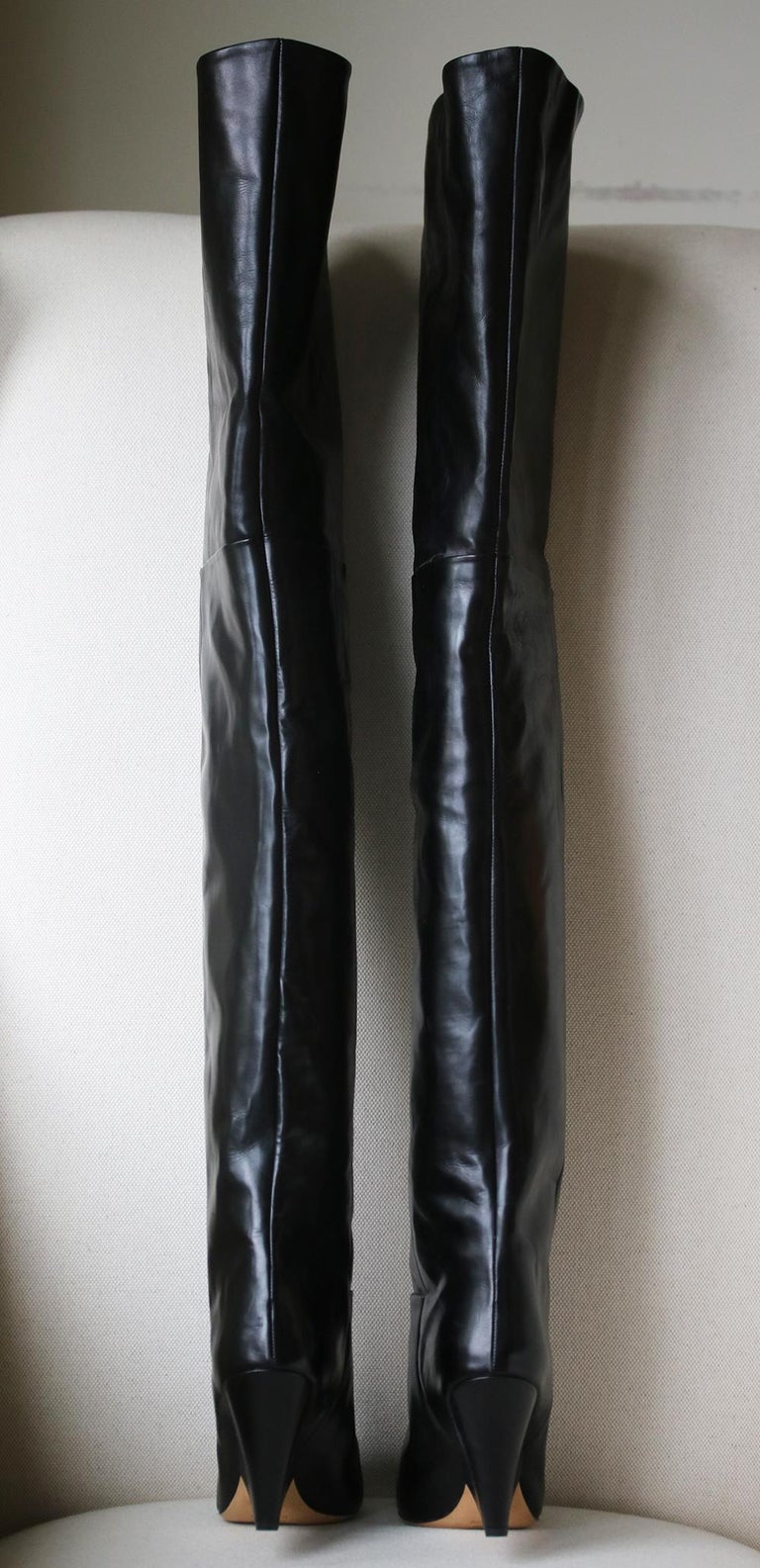 Isabel Marant Lostynn Leather Over-The-Knee Boots at 1stDibs | isabel ...