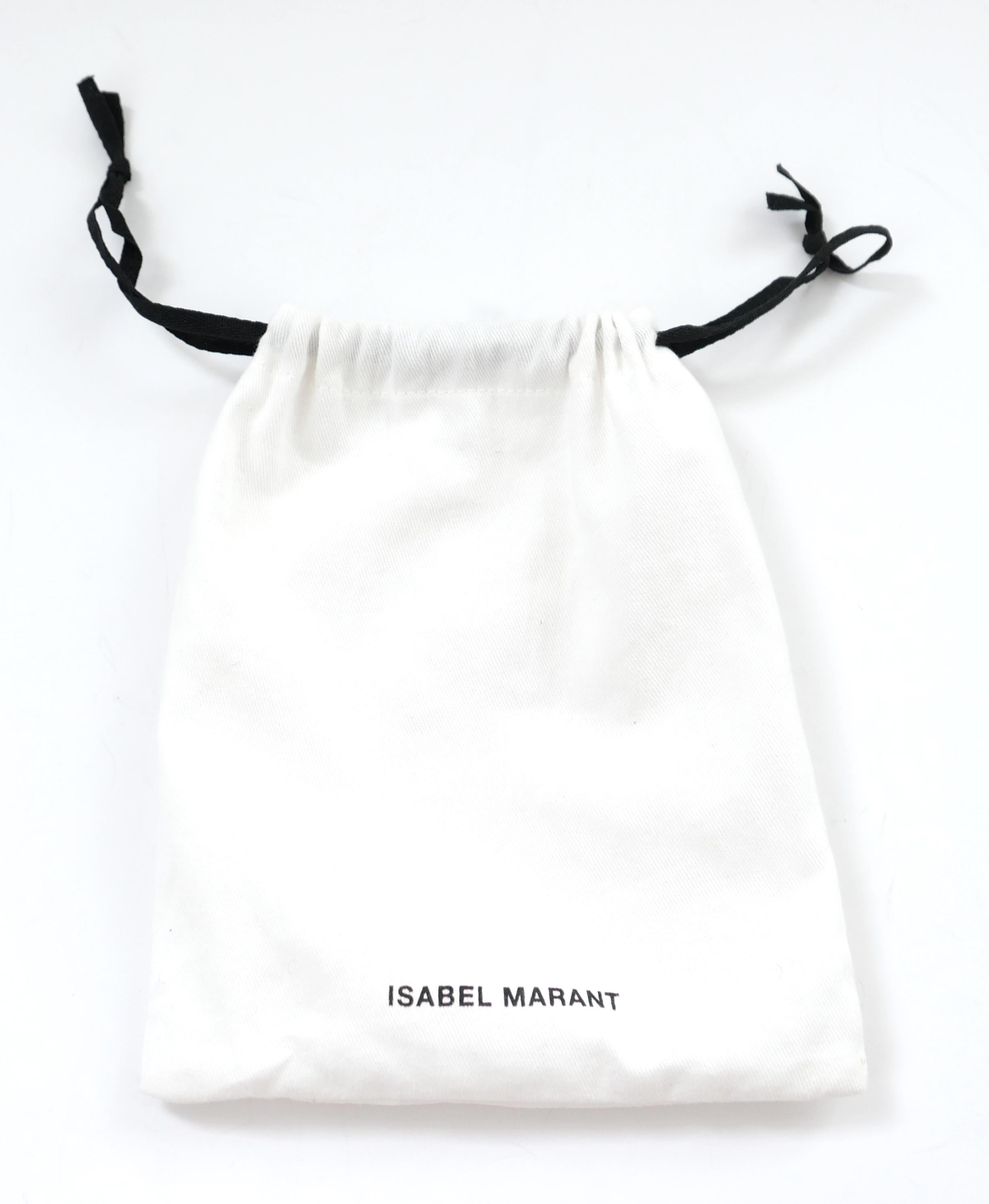 Isabel Marant Luiza Roter breiter Ledergürtel im Angebot 3