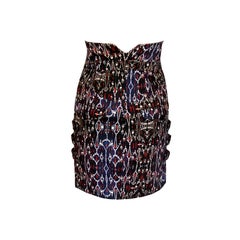 Isabel Marant Skirt - High-Waisted - Stretch Cotton - Side Strap Detailing