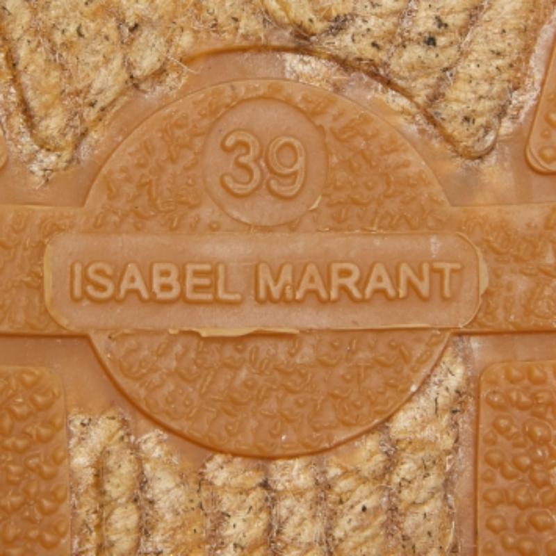 Isabel Marant Espadrilles Crelyne en toile multicolore Taille 39 en vente 2