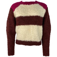 Isabel Marant Mehrfarbiger Pullover aus Mohairwolle, Größe 38