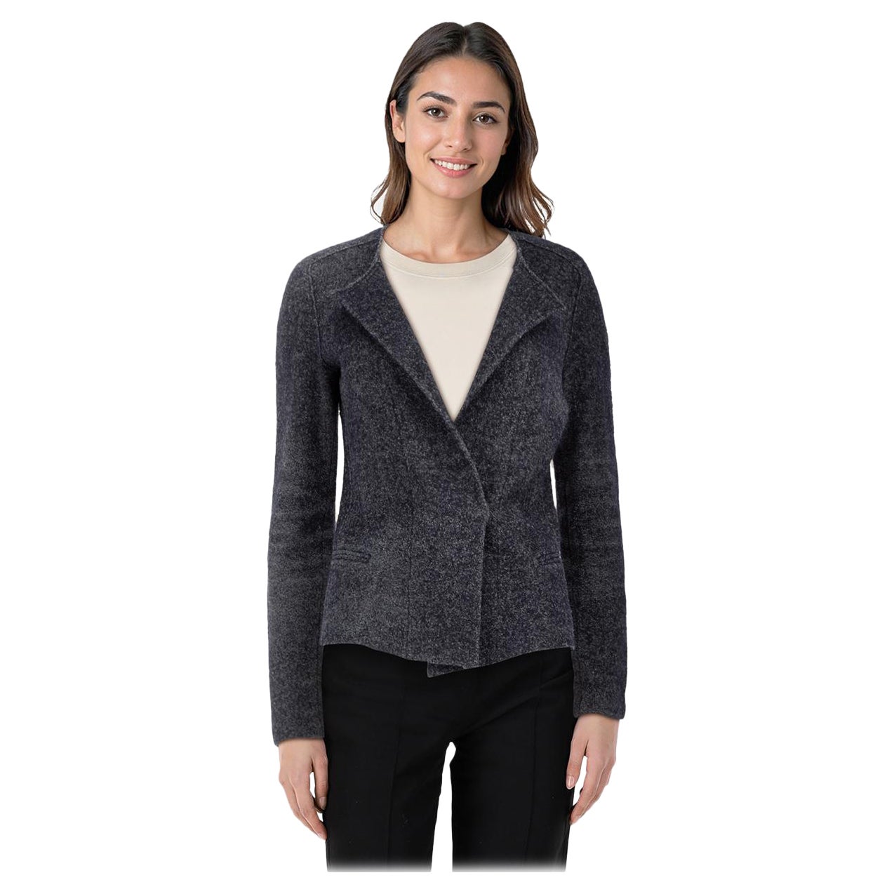 Isabel Marant Navy Hooked Long Sleeve Cardigan Size S