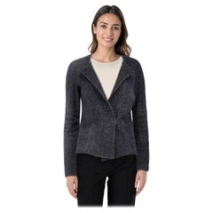 Isabel Marant Navy Hooked Long Sleeve Cardigan Size S