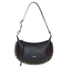 Isabel Marant Oskan Moon Shoulder Bag — Black