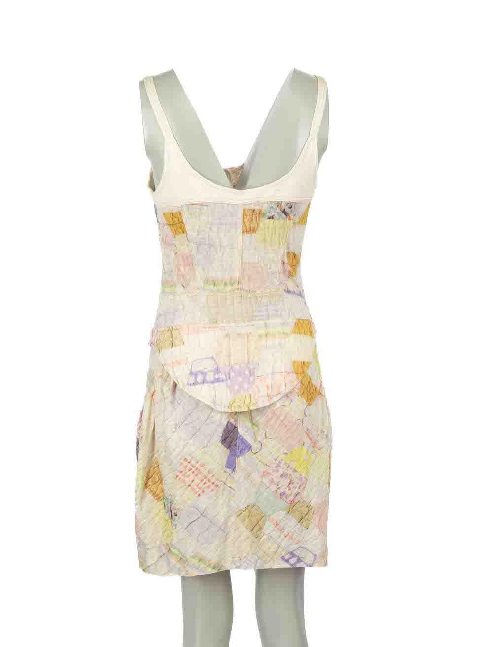 Isabel Marant Patchwork Print Sleeveless Dress Size S In Good Condition For Sale In London, GB
