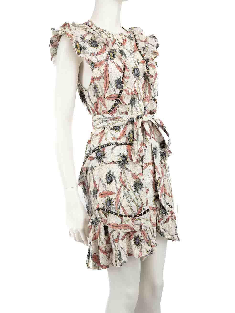 CONDITION is Very good. Hardly any visible wear to dress is evident on this used Isabel Marant designer resale item.
 
 
 
 Details
 
 
 Multicolour
 
 Cotton
 
 Sleeveless dress
 
 Mini length
 
 Round neckline
 
 Floral patterned
 
 Studded and