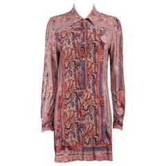 Isabel Marant Pink Tilda Paisley Print Dress Size XL