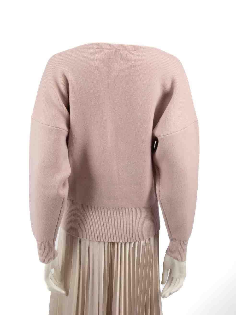 Isabel Marant Pink Wool Knit Jumper Size XS In Excellent Condition For Sale In London, GB