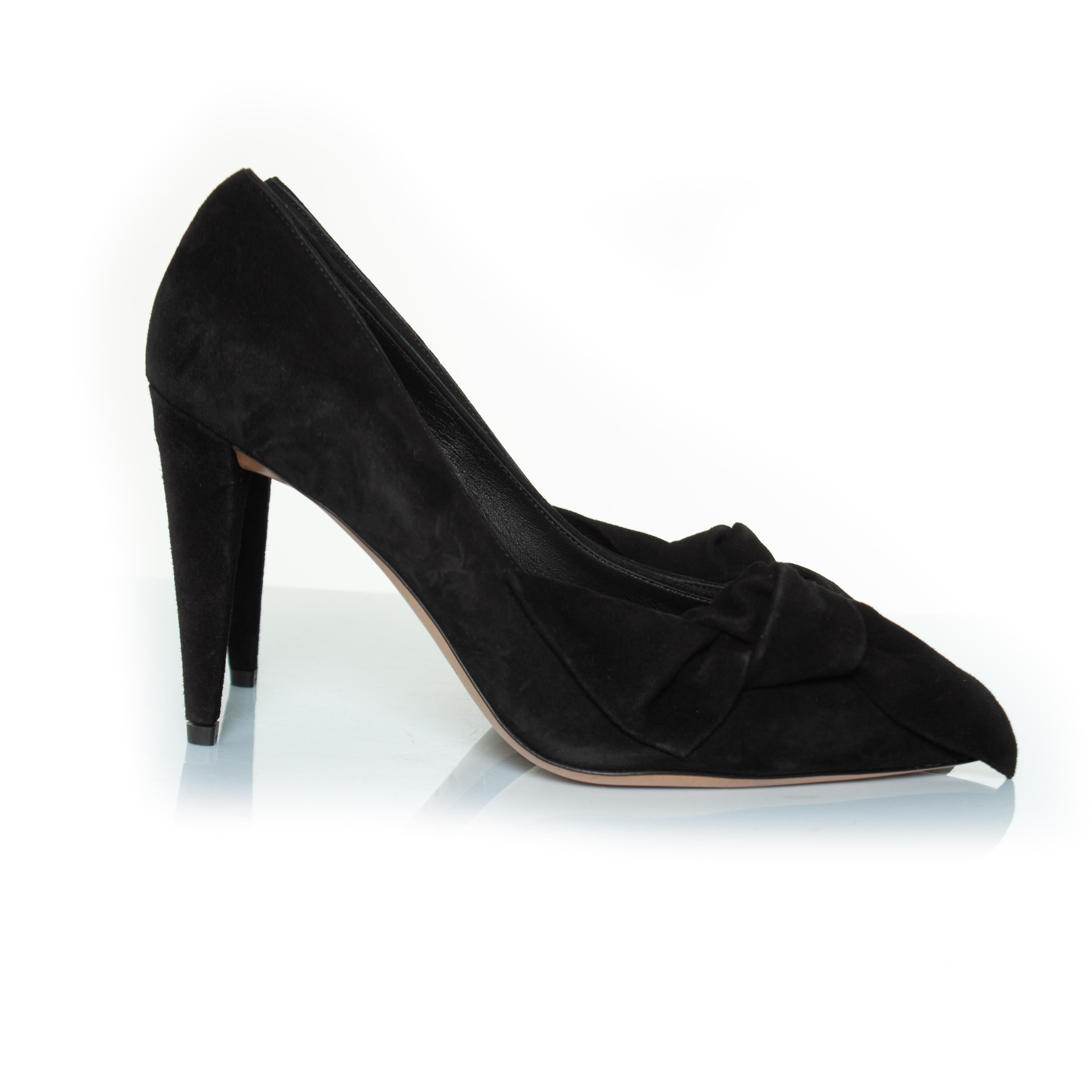 Isabel Marant, Poetty evening bow pumps in black For Sale 1