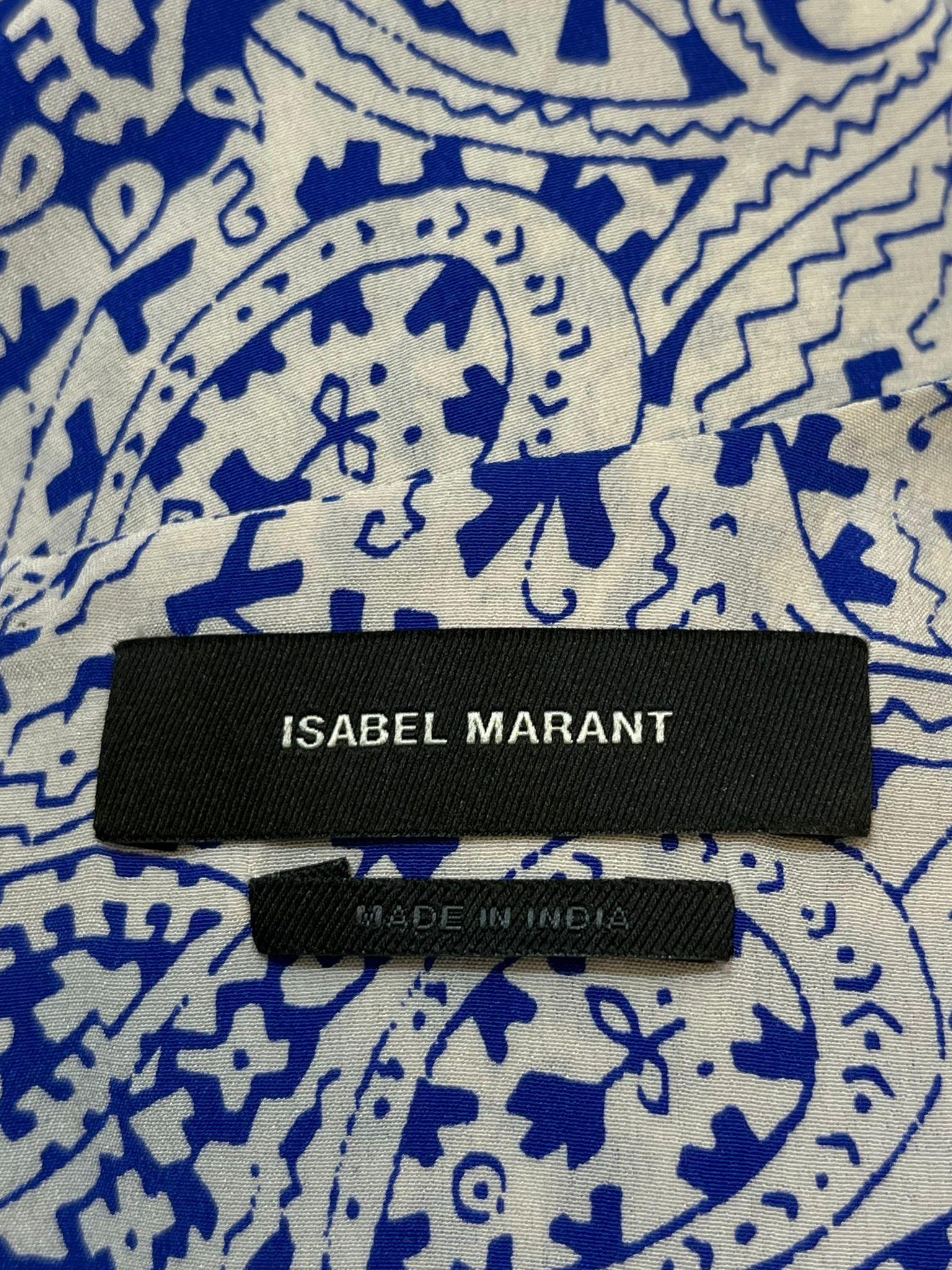 Isabel Marant - Haut en soie imprimé en vente 1