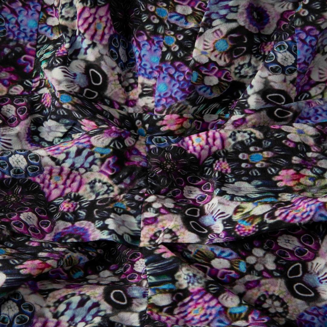 Isabel Marant Purple Silk Celina Ruched Dress Size L In Good Condition In London, GB