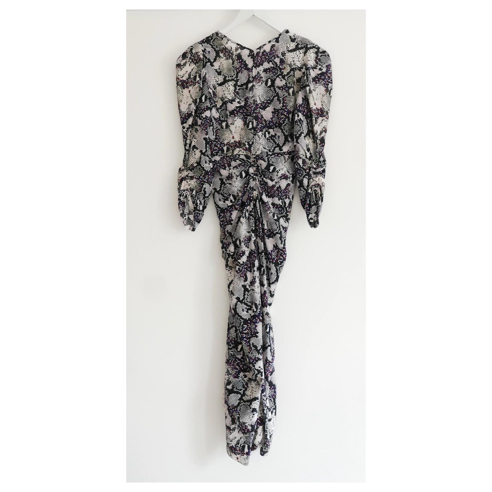 Isabel Marant Python Snake Print Albini Dress  For Sale 2
