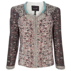 Isabel Marant Reilly Crystal-Embellished Cotton Jacket