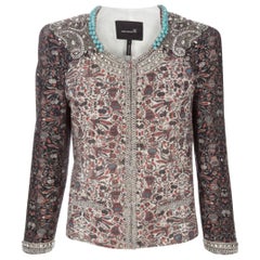 Isabel Marant Reilly Jacke aus Baumwolle mit Kristallverzierung