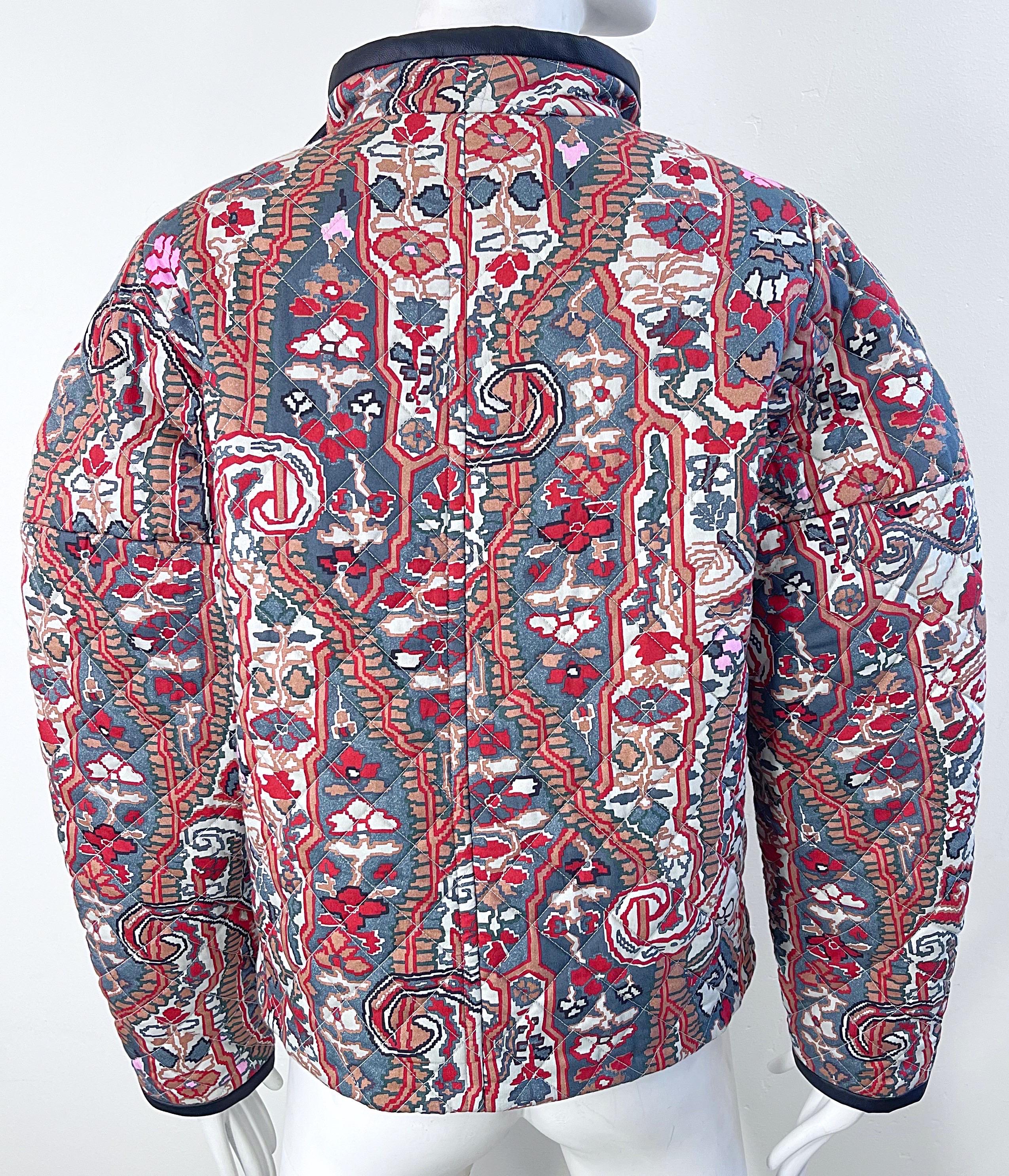 Isabel Marant Resort 2021 Jenolia Talla 38 / 6 - 8 Chaqueta biker de algodón con bufanda en venta 12
