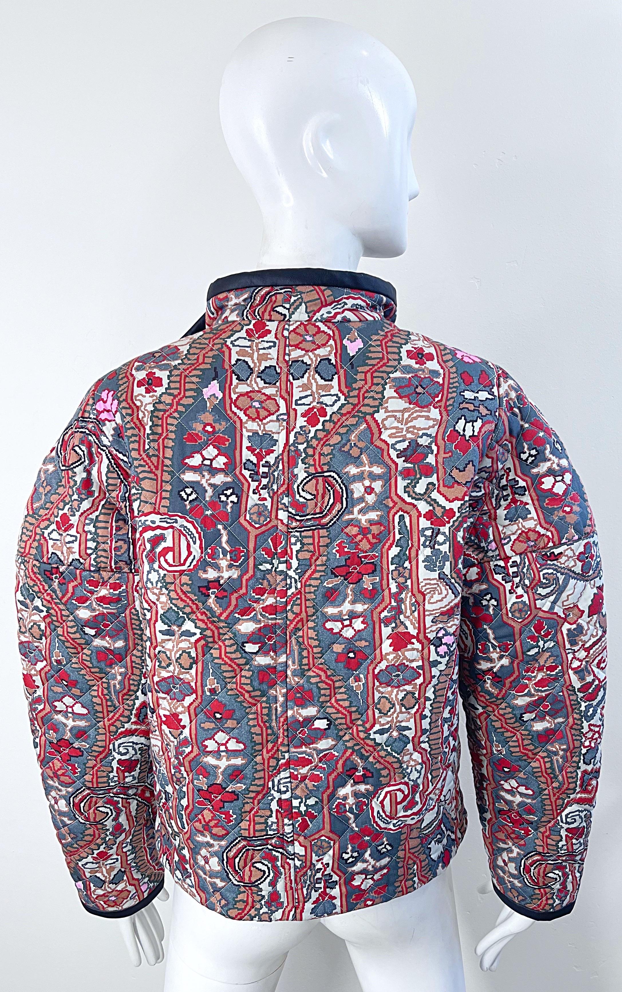 Isabel Marant Resort 2021 Jenolia Talla 38 / 6 - 8 Chaqueta biker de algodón con bufanda en Excelente estado para la venta en San Diego, CA