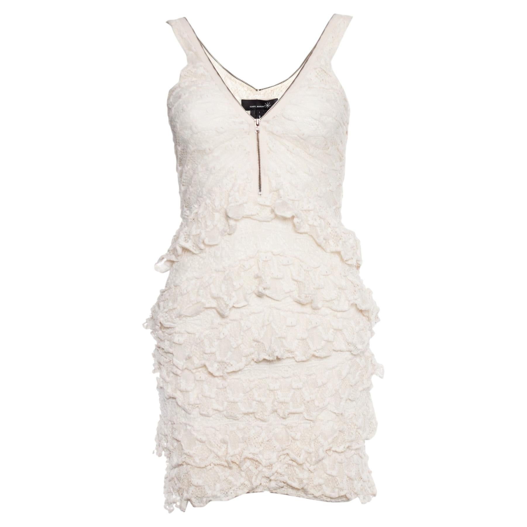 Isabel Marant, ruffle dress in lace