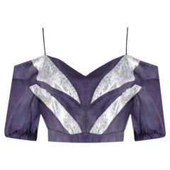Top corto in raso con spalle scoperte di Isabel Marant