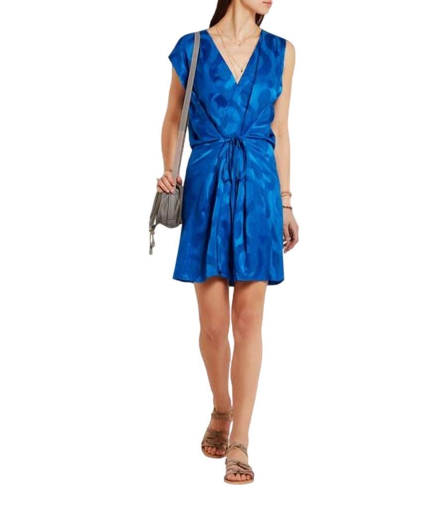 Isabel Marant Satin-Jacquard Dress For Sale 1