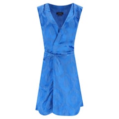 Isabel Marant - Robe portefeuille en satin jacquard