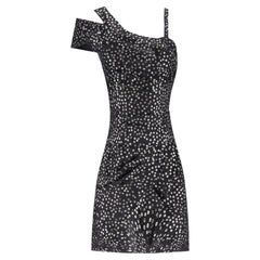 Isabel Marant Sequin One-Shoulder Silk Mini Dress