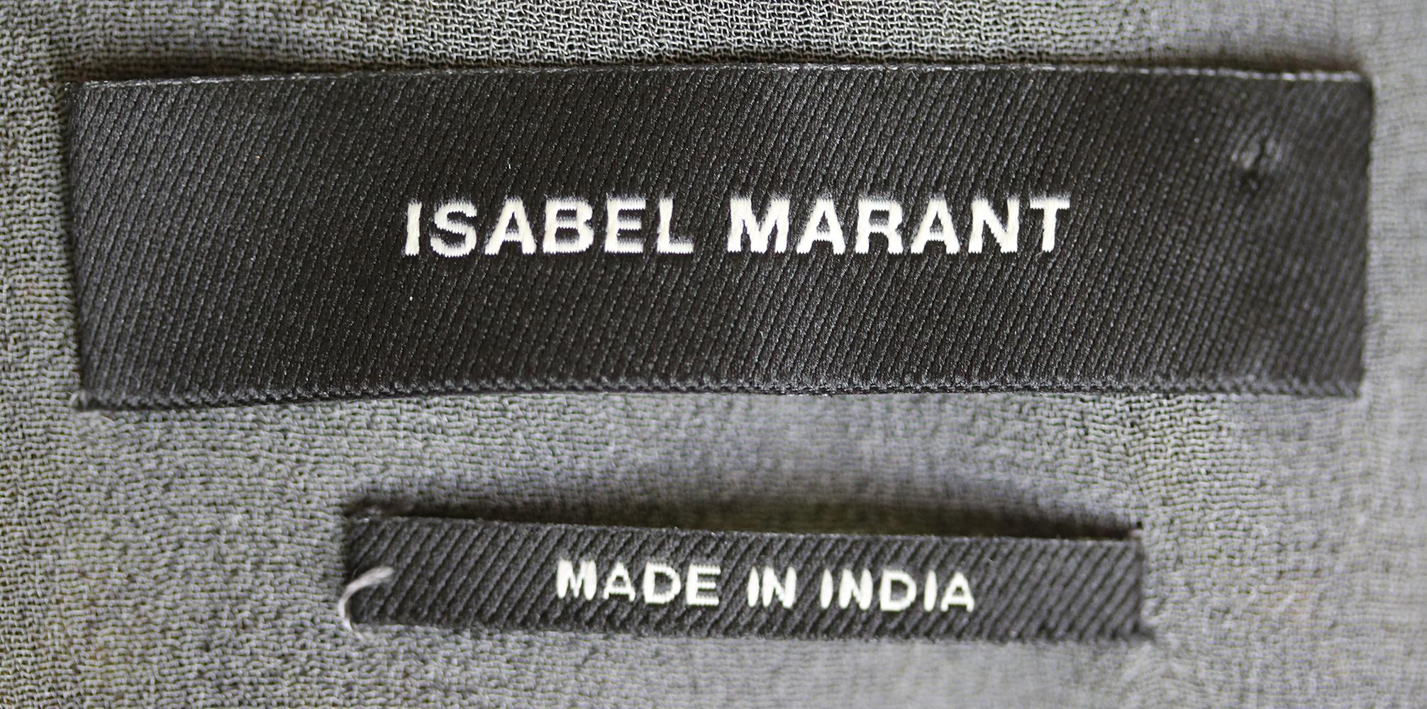 Women's Isabel Marant Sequined Silk-Georgette Sleeveless Top 